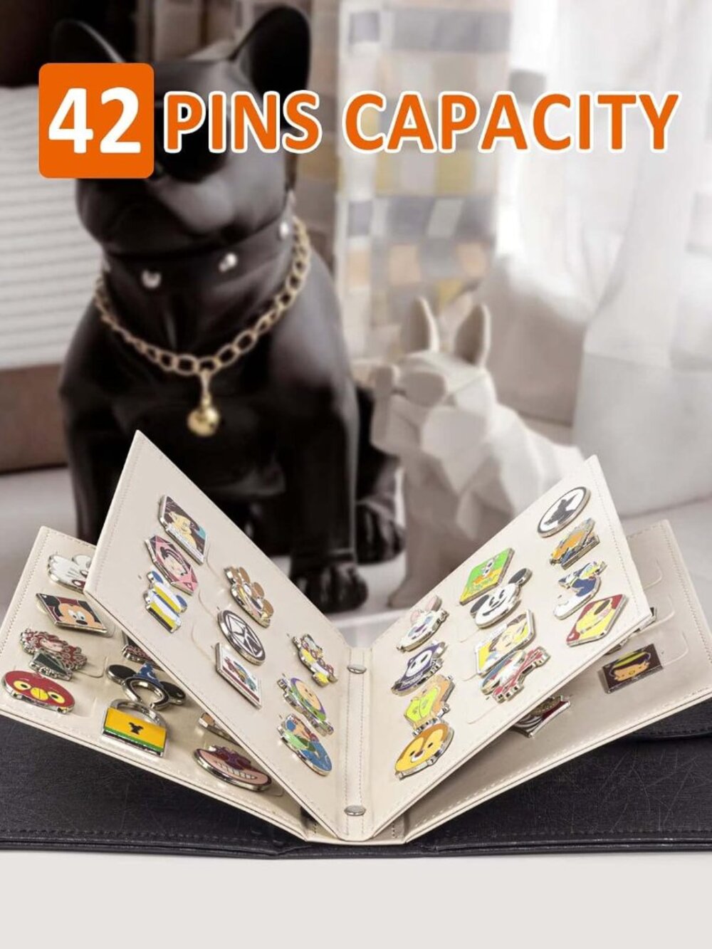 Enamel Pin Display Book, Mini Pin Trading Book, to Display and Trade Your Pins, - Picture 4 of 7